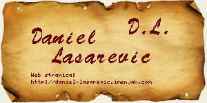 Daniel Lašarević vizit kartica